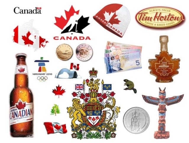 Canadian symbols and products