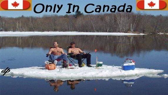 Canadians chilling